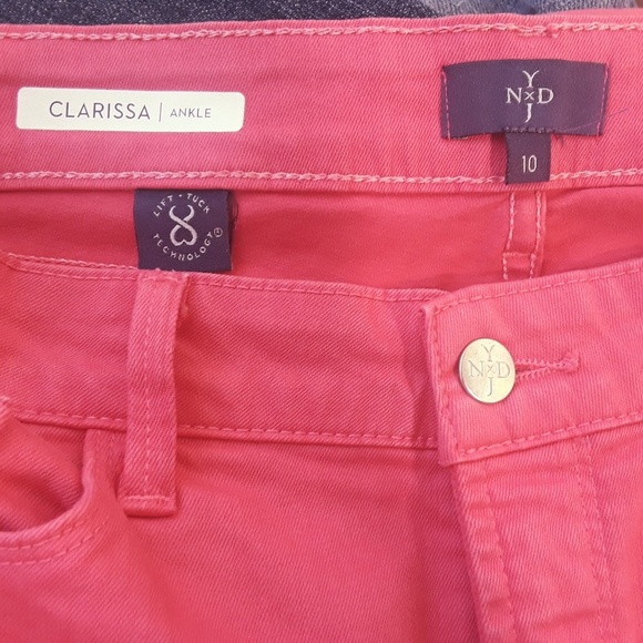 NYDJ Womens 10 Jeans Clarissa Ankle Lift Tuck Tech - Picture 5 of 8